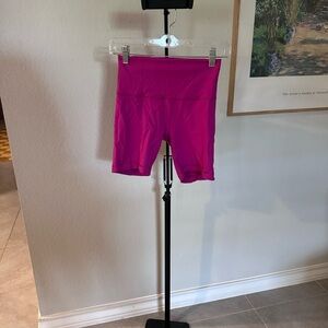 Women's Pink Lululemon Bike Shorts